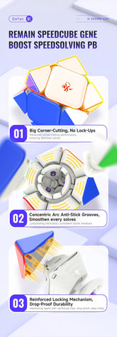 DaYan Skewb V2 (Magnetic, Maglev, UV, Ball-Core)